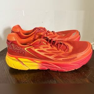 Hoka Orange Clifton 3 Shoes